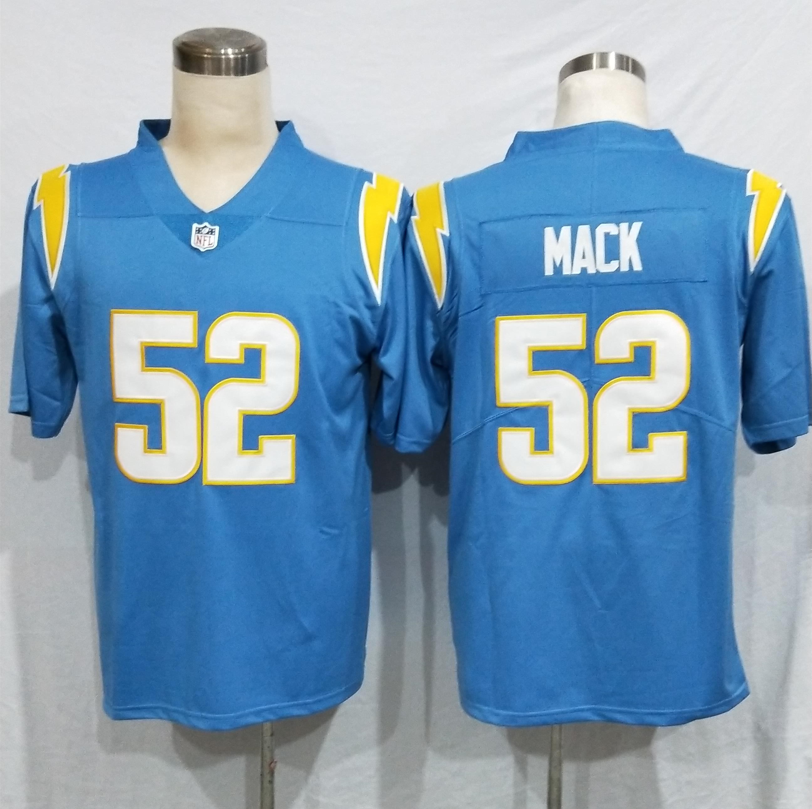 Men's Los Angeles Chargers Khalil Mack #52 Powder Blue Jersey